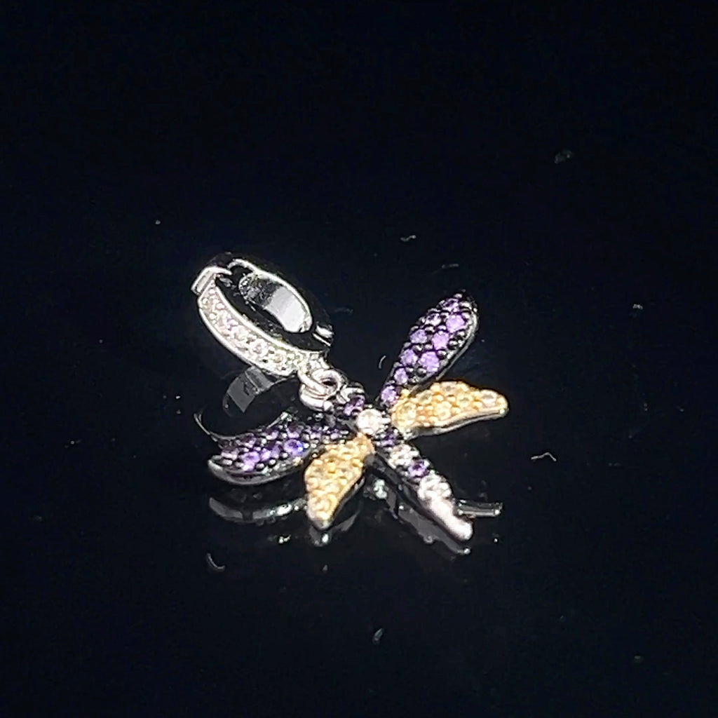 C6 Charm ασημί