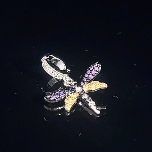C6 Charm ασημί