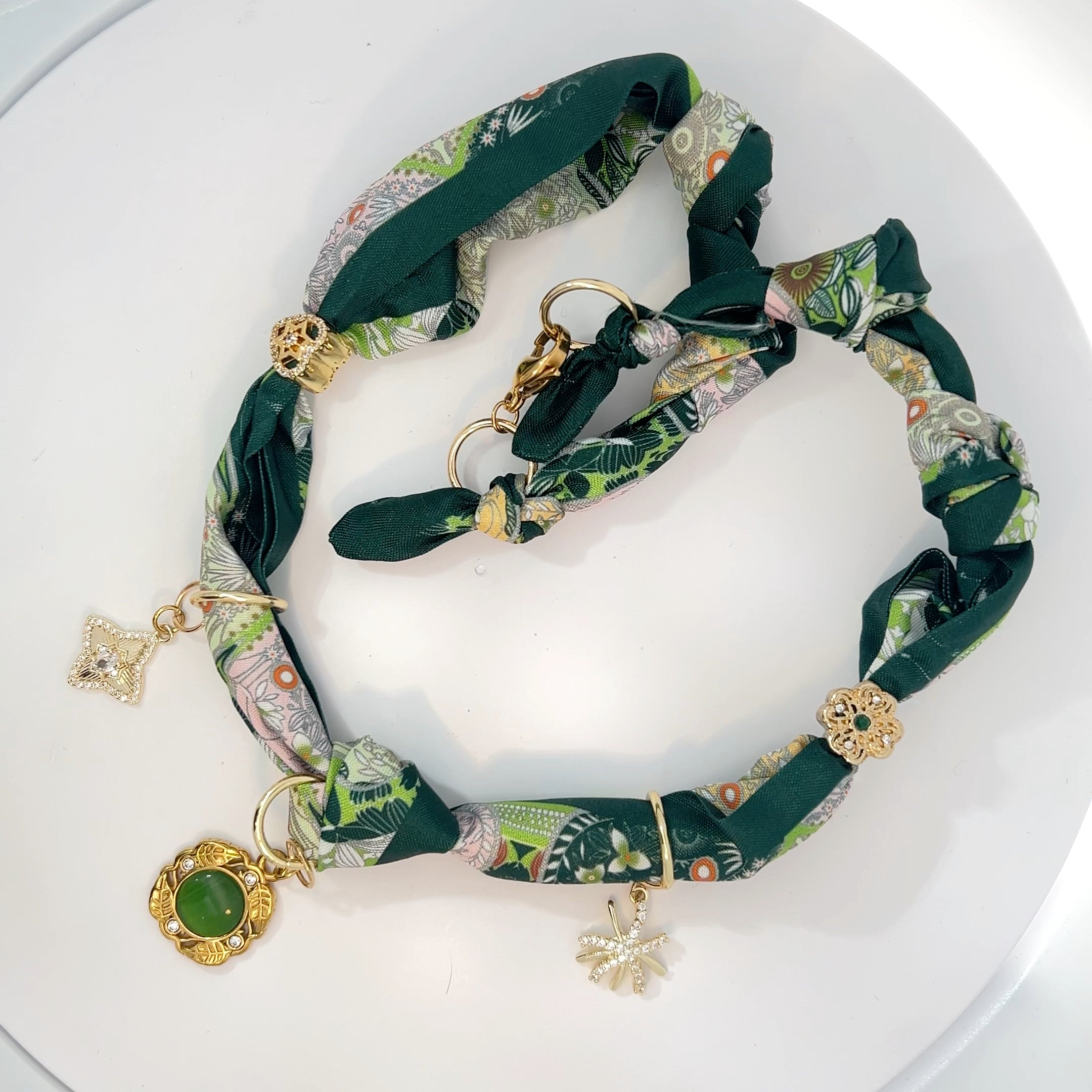 Καλοκαιρινό φουλάρι κολιέ F8