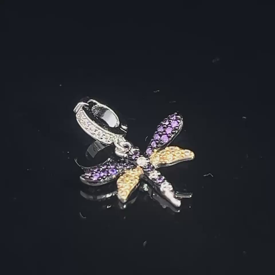 C6 Charm ασημί